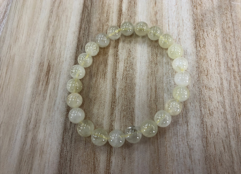 Pulsera Cuarzo Limón bola